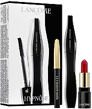 Духи, Парфюмерия, косметика Набор - Lancome Hypnose Mascara Set (mascara/6.2ml + khol/0.7g + lipstick/1.3g)