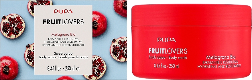 Скраб для тела "Гранат" - Pupa Fruit Lovers Pomegranate Bio Body Scrub — фото N2