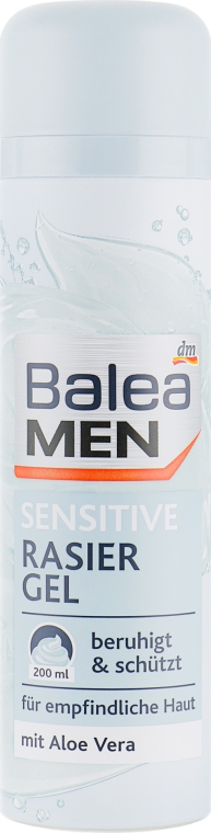 Гель для гоління, для чутливої шкіри - Balea Men Sensitive Rasiergel — фото N1