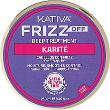 Духи, Парфюмерия, косметика Увлажняющая маска для волос - Kativa Frizz Off Deep Treatment Karite