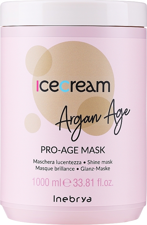 Маска с аргановым маслом для окрашенных волос - Inebrya Argan Oil Pro Age Mask — фото N3