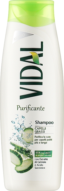 Шампунь для жирных волос - Vidal Shampoo — фото N1
