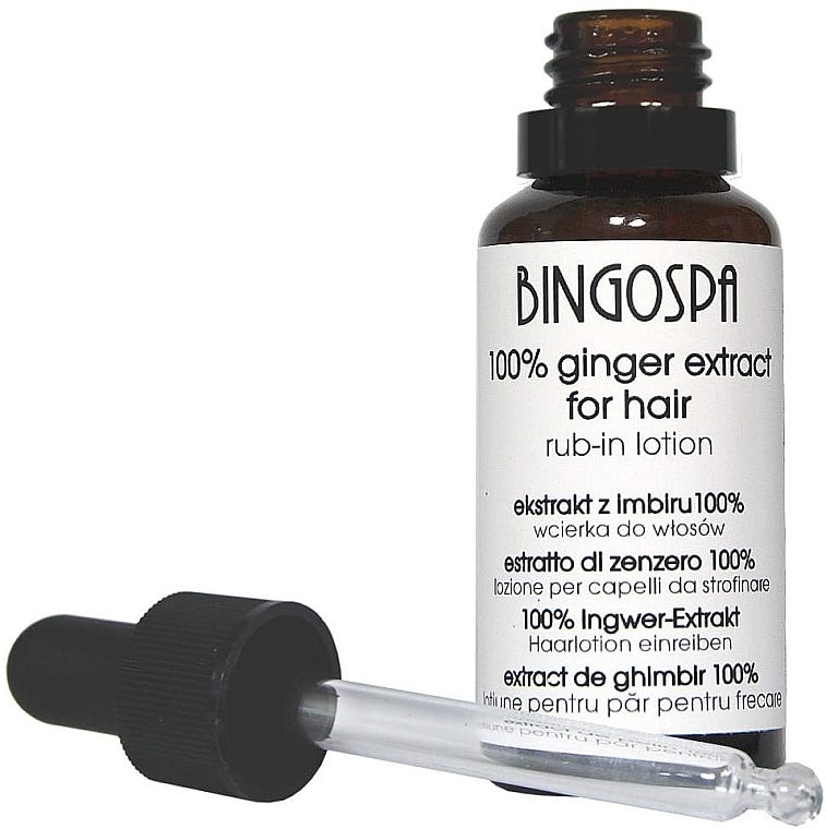 Лосьон для волос с 100% экстрактом имбиря - BingoSpa 100% Ginger Extract For Hair — фото N2