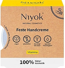 Твердый крем для рук "Витаминный" - Niyok Solid Hand Cream Vitamina  — фото N1