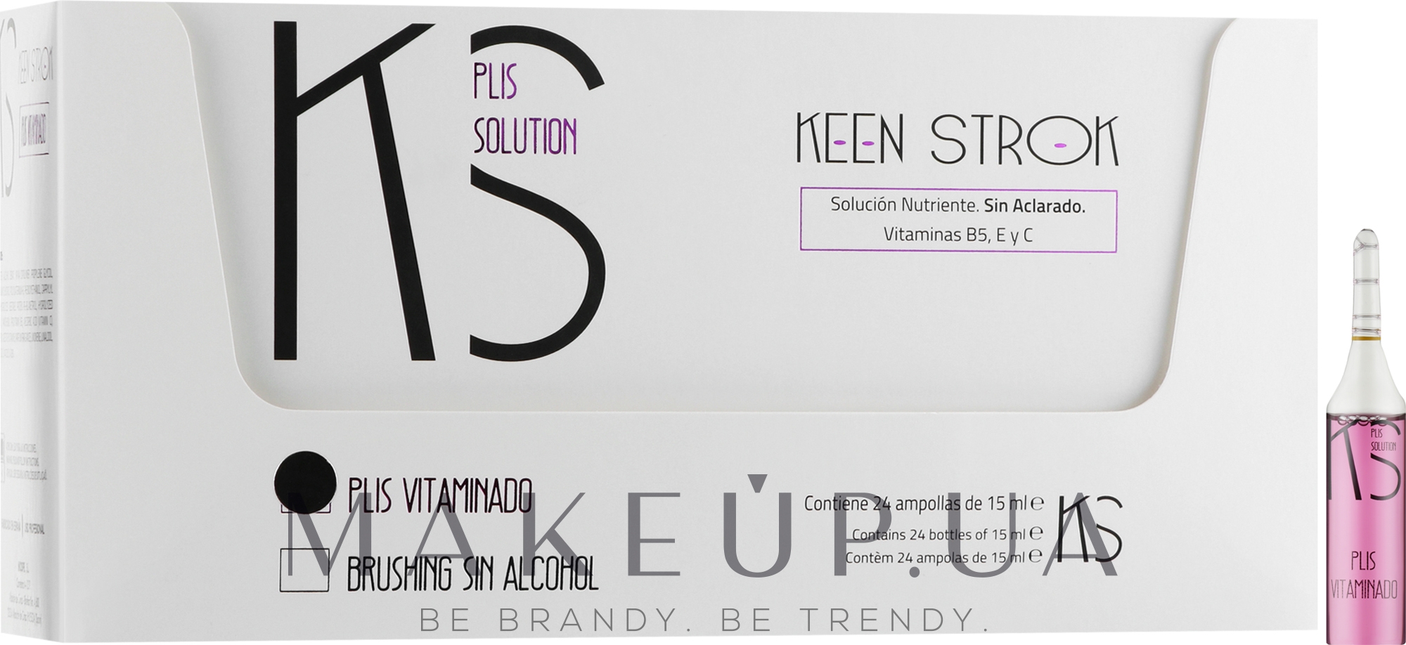 Витаминный лосьон с коллагеном для укрепления волос - Keen Strok Plus Vitaminado — фото 24x15ml