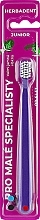Парфумерія, косметика Дитяча зубна щітка, супер м'яка, від 6 років, фіолетова - Herbadent Junior Toothbrush