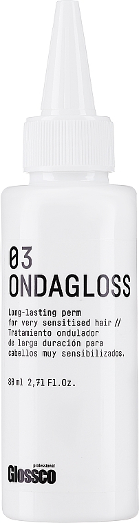 Средство для завивки очень чувствительных волос - Glossco Ondagloss Perm No3 Very Sensitive Hair — фото N1