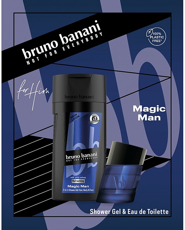 Bruno Banani Magic Man - Набір (edt/30ml + sh/gel/250ml) — фото N1