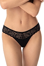 Духи, Парфюмерия, косметика Трусики стринги "Carin", black - Jasmine