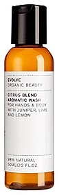 Рідке мило для рук і тіла "Цитрусова суміш" - Evolve Beauty Citrus Blend Aromatic Wash — фото N1