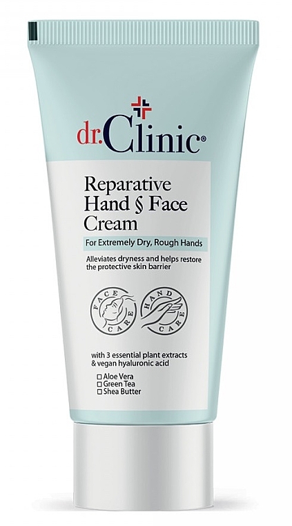 Відновлювальний крем для рук і обличчя - Dr. Clinic — фото N3