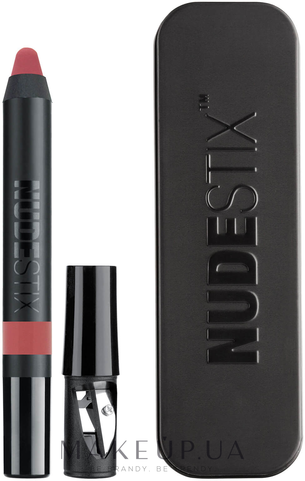 Помада-карандаш для губ и румяна 2в1 - Nudestix Intense Matte Lip + Cheek Pencil — фото Kiss