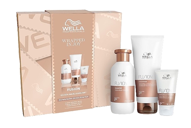 Набір - Wella Professionals Fusion (shm/250ml + h/cond/200ml + h/mask/75ml) — фото N1