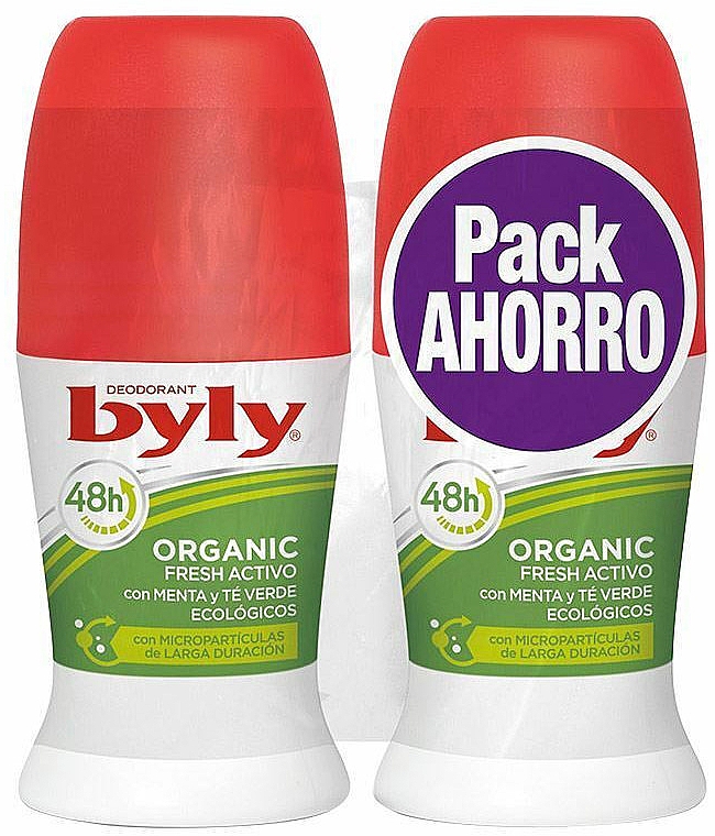 Набор - Byly Organic Extra Fresh (deo/2x50ml) — фото N1