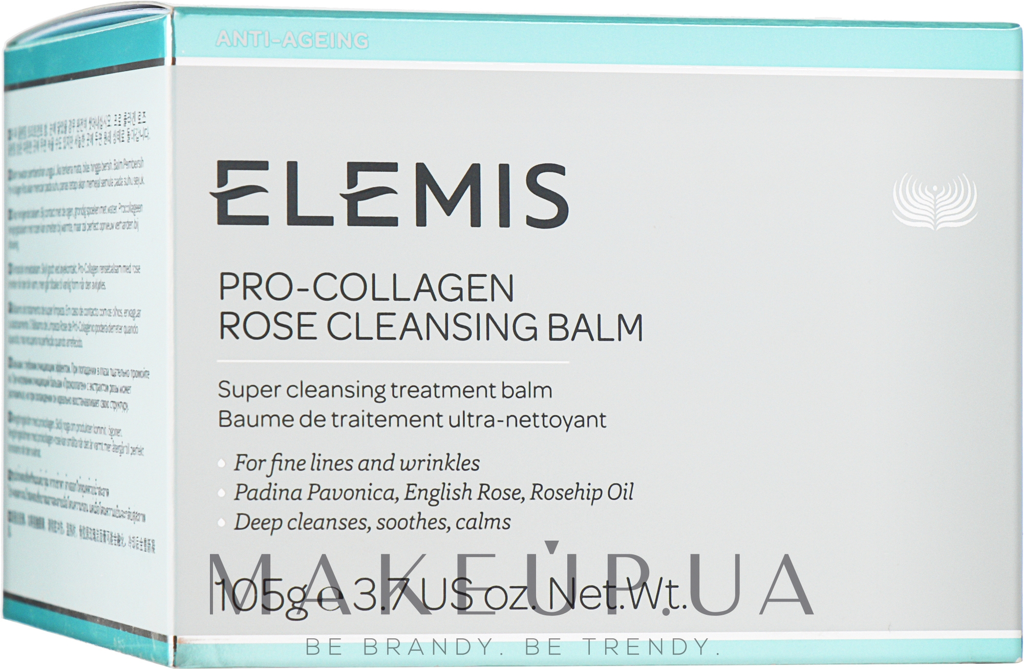 Очищающий бальзам для лица - Elemis Pro-Collagen Rose Cleansing Balm — фото 105g