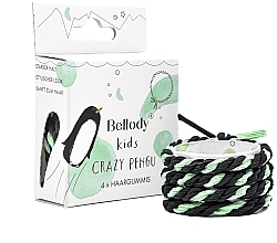 Резинки для волос, 4 шт. - Bellody Kids Edition Crazy Pengu — фото N1