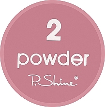 Мінерально-вітамінна пудра для глянсування нігтьових пластин - P. Shine 2 Powder — фото N1