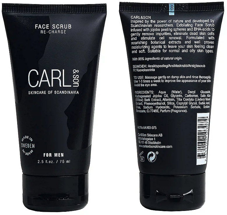 Скраб для лица - Carl & Son Face Scrub — фото N2