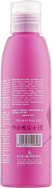 Шампунь для волос с маслом орхидеи - Kleral System Orchid Oil Shampoo  — фото N2