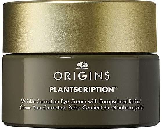Антивіковий крем для шкіри навколо очей з вітаміном А - Origins Plantscription Wrinkle Correction Eye Cream with Encapsulated Retinol