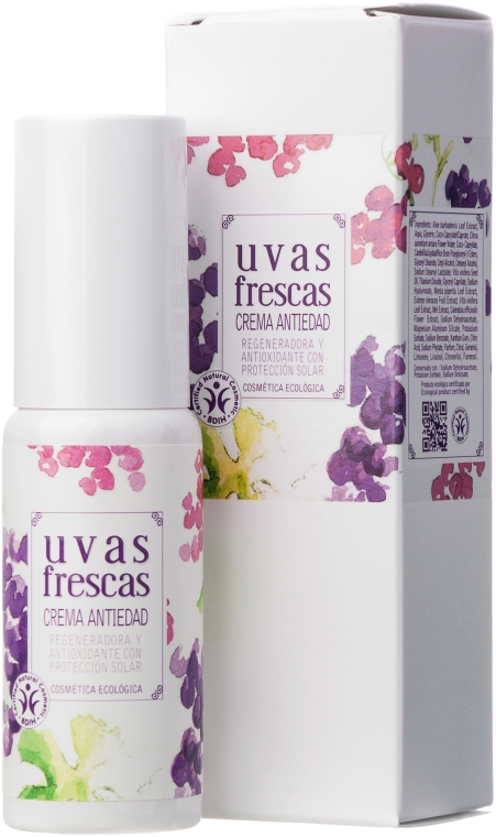 РАСПРОДАЖА Органический омолаживающий крем для лица - Uvas Frescas Crema Antiedad*