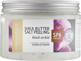 Соляний пілінг "Чорна орхідея" - Organique Shea Butter Salt Peeling Black Orchid — фото N3