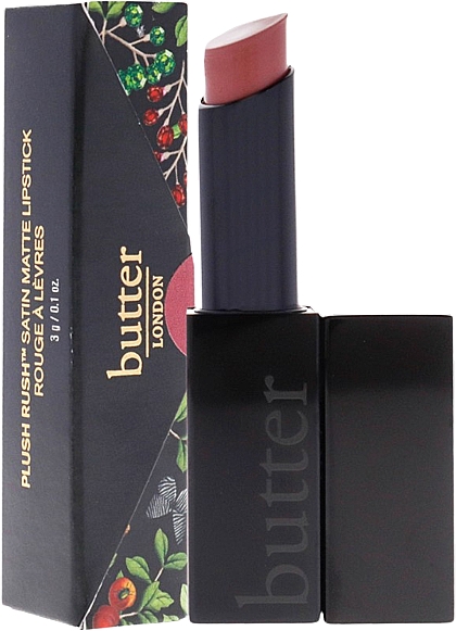 Помада для губ - Butter London Plush Rush Satin Matte Lipstick — фото N1
