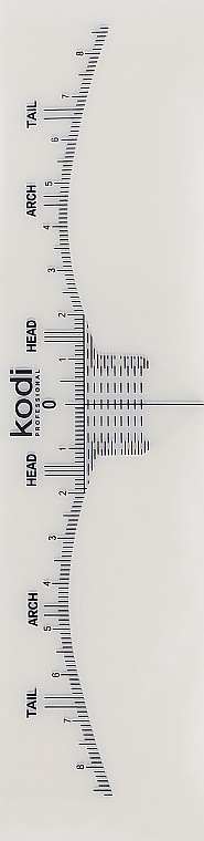 Линейка для бровей самоклеющая - Kodi Professional — фото N1