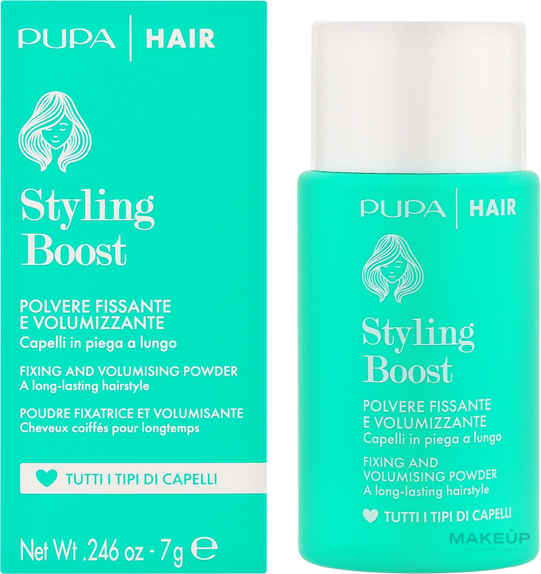 Пудра для фіксації та об'єму волосся - Pupa Styling Boost Fixing and Volumising Powder — фото 7g