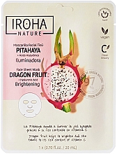 Духи, Парфюмерия, косметика Тканевая маска для лица - Iroha Nature Brightening Dragon Fruit + Hyaluronic Acid Sheet Mask