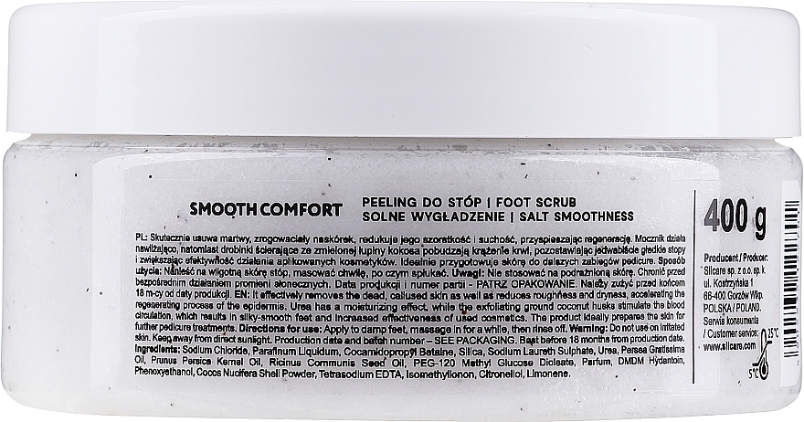 Натуральний пілінг для ніг із сіллю - Silcare Nappa Smooth Comfort Foot Scrub — фото N2