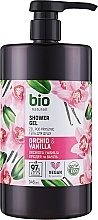 Крем-гель для душа "Орхидея и ваниль" с помпой - Bio Naturell Orchid & Vanilla Сreamy Shower Gel — фото N1