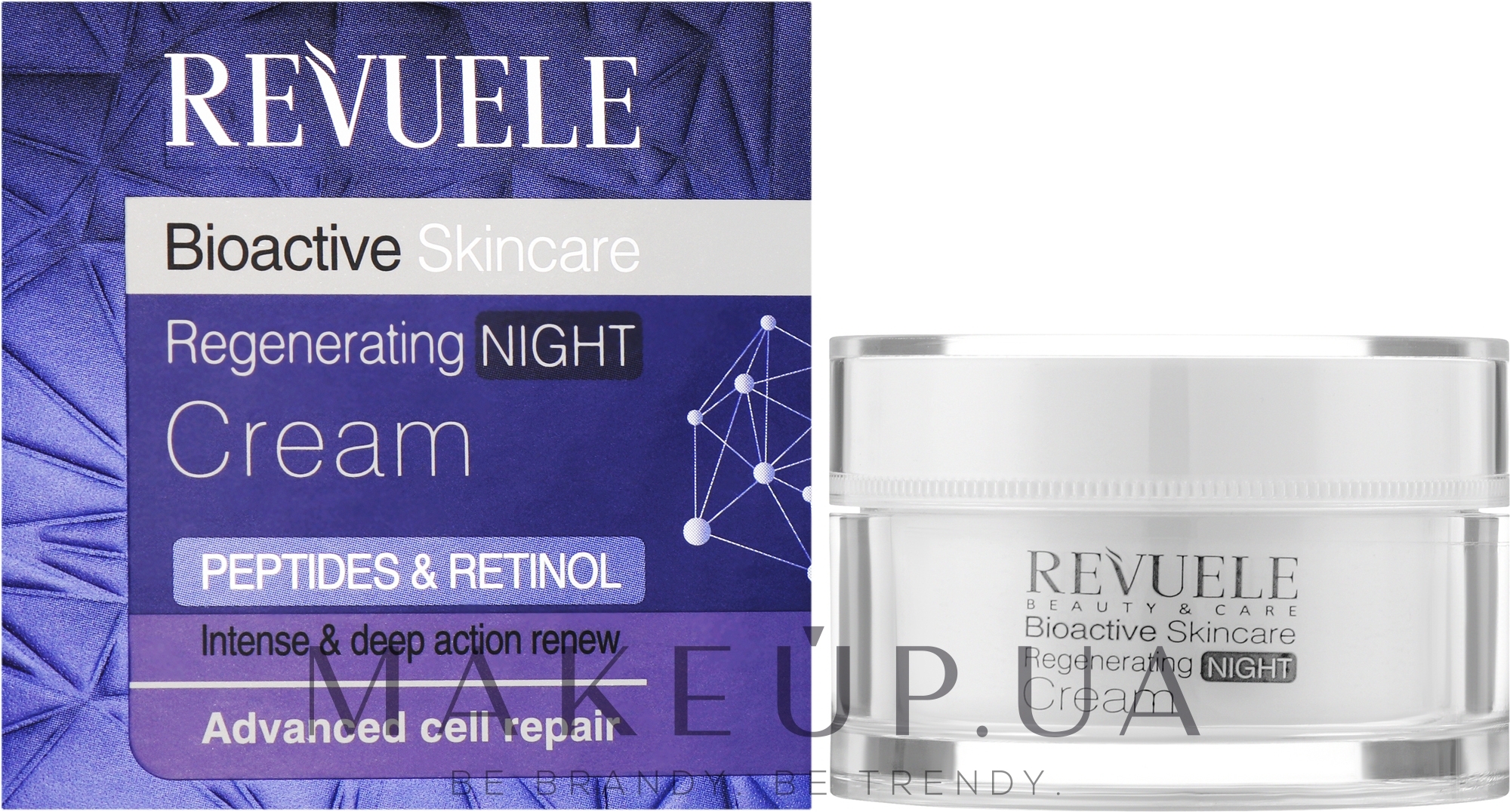 Нічний крем для обличчя - Revuele Bioactive Skincare Regenerating Night Cream — фото 50ml