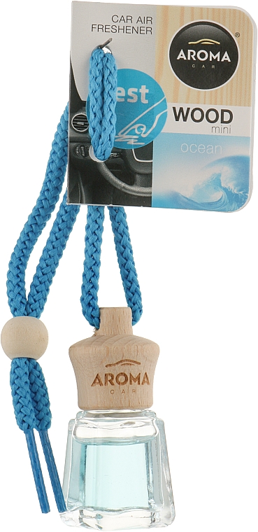Ароматизатор для авто "Океан" - Aroma Car Wood Mini Ocean — фото N1