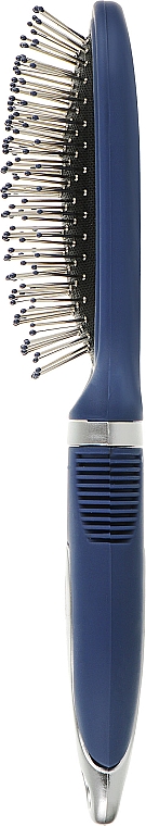 Массажная щетка для волос, синяя, 24 см - Titania Salon Professional — фото N3
