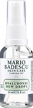 Парфумерія, косметика Освітлювальна сироватка для обличчя з гелевою консистенцією  - Mario Badescu Hyaluronic Dew Drops