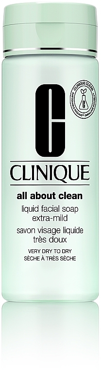 Мыло жидкое сверхмягкое для очень сухой и чувствительной кожи - Clinique Liquid Facial Soap Extra Mild