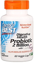 Пробиотик для пищеварительной системы - Doctor's Best Digestive Health Probiotic 2 Billion — фото N1