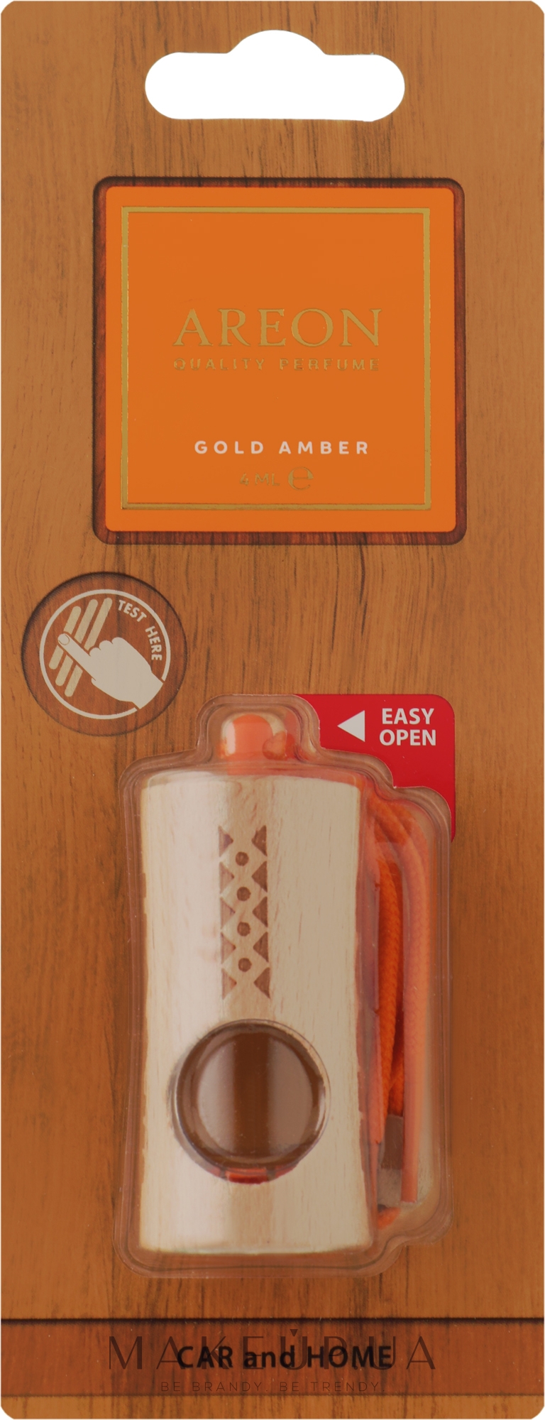 Ароматизатор повітря "Золотий бурштин" - Areon Fresco Premium Gold Amber — фото 4ml