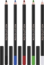 Набор - Makeup Revolution Creator Revolution Artist Kohl Eyeliner Set (eyeliner/5x1.3g) — фото N2