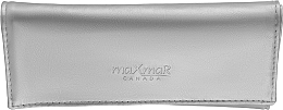 Набір пензлів для макіяжу у футлярі, 18 шт., срібло - MaxMar MB-18 — фото N2