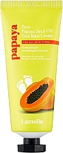 Крем для ніг з папаєю - Lamelin Pure Papaya Sea Oil Foot Balm Cream — фото N1