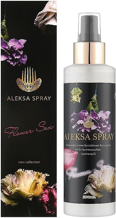 Aleksa Spray - Ароматизированный кератиновый спрей для волос AS28 — фото N4