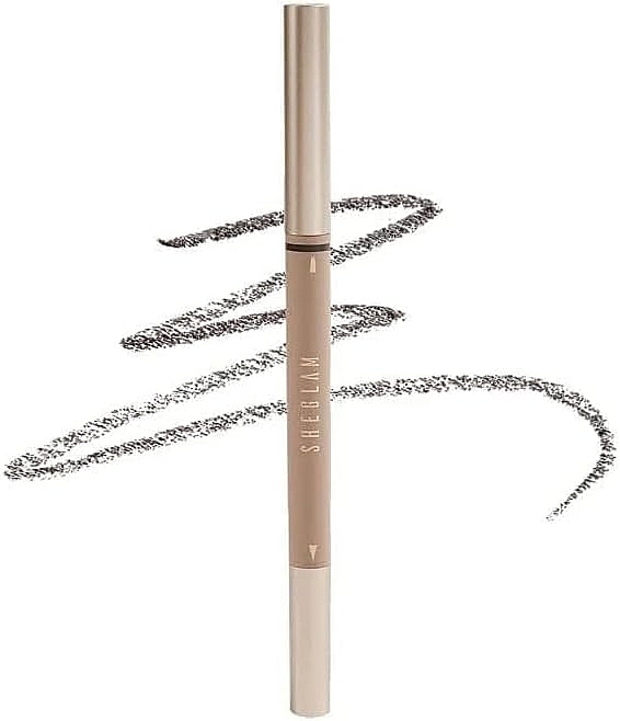 Двусторонний карандаш для бровей - Sheglam Brows On Demand 2-in-1 Brow Pencil — фото N2
