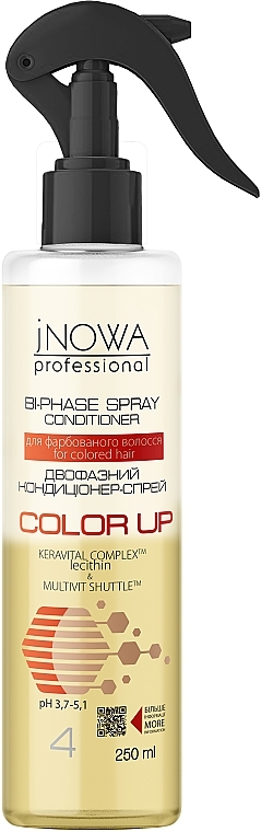 Двофазний спрей-кондиціонер для фарбованого волосся - JNOWA Professional 4 Color Up Bi-Phase Spray Conditioner — фото N1