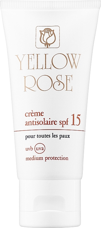 Солнцезащитный крем SPF15 - Yellow Rose Creme Antisolaire SPF 15 — фото N1