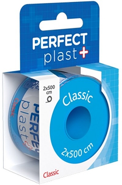 Пластир класичний, 2,5х500 см - Perfect Plast Classic — фото N1