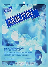 Тканевая маска с арбутином - May Island Real Essence Arbutin Mask Pack  — фото N1
