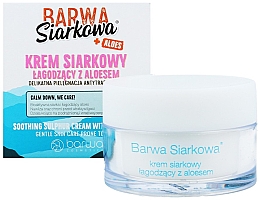 Успокаивающий крем с серой и алоэ для лица - Barwa Siarkowa + Aloes — фото N1