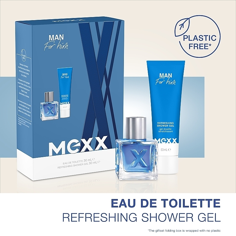 Mexx Man Gift Set - Набор (edt/30ml + sh gel/50ml) — фото N5